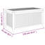 Bay Isle Home Alexios 110cm W Water Resistant Bamboo Solid Wood Deck Box in Brown