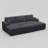Bianca Wide Plush Corduroy 110.83 Inch Oversized Sofa Bed Storage Modular Couch-851752197
