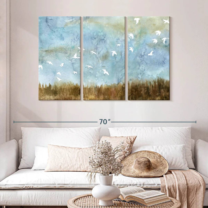 Avery Birds In Flight I, 32" H x 50" W