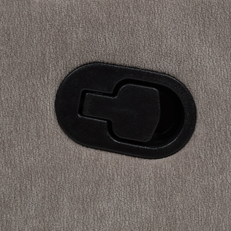 Camecia Chenille Upholstered Manual Reclining Sofa Sand, Sable
