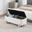 Upholstered Flip Top Storage Bench With Solid Wood Legs-509111046-509110520