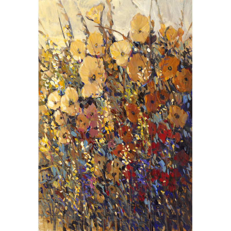 Fleurs vives et audacieuses II, H 36 po x l 24 po x P 1,25 po