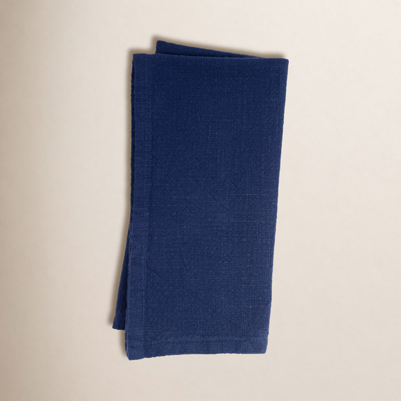 4 Piece Napkin Set, Blue