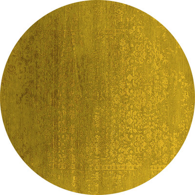 Tapis jaunes modernes Mid-Century 2686