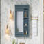 Armoire à pharmacie 30 po x 28 po, armoire de rangement murale pour salle de bain, armoire murale moderne avec miroir, armoire à pharmacie, armoire à miroir avec 3 tablettes ouvertes (meuble-lavabo non inclus)