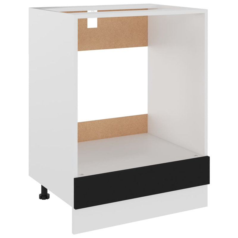 Oven Cabinet Riga, Black