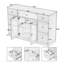 Armoire décorative avec rangement pour l'entrée du salon et de la salle à manger, grande taille, 2 portes et 7 tiroirs-1304944774
