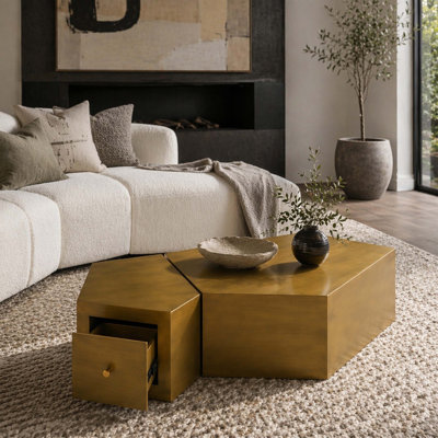 Ensemble de 2 tables gigognes Modern Modern