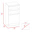 Commode 2 tiroirs Cassel - blanc-335723040