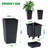 Set of 2 Planter Pots with Drainage Holes＆Water Level Monitor＆Inner Bucket, Automatic Watering-1045863400-1045863403