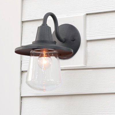 Barys 12.6" H Outdoor Barn Wall Light