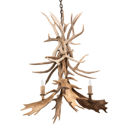 Drejtori 4 - Light Antler Dimmable Classic / Traditional Chandelier