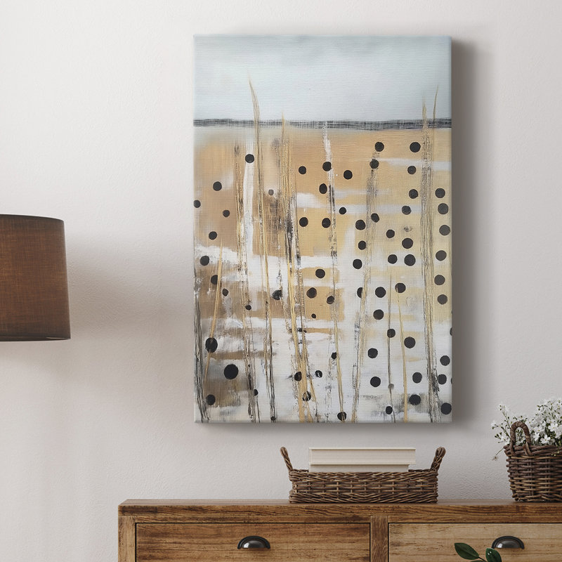ABSTRACT Series CMXVII - Toile tendue avec châssis Premium - Prêt à être accroché, H 18 po x l 12 po