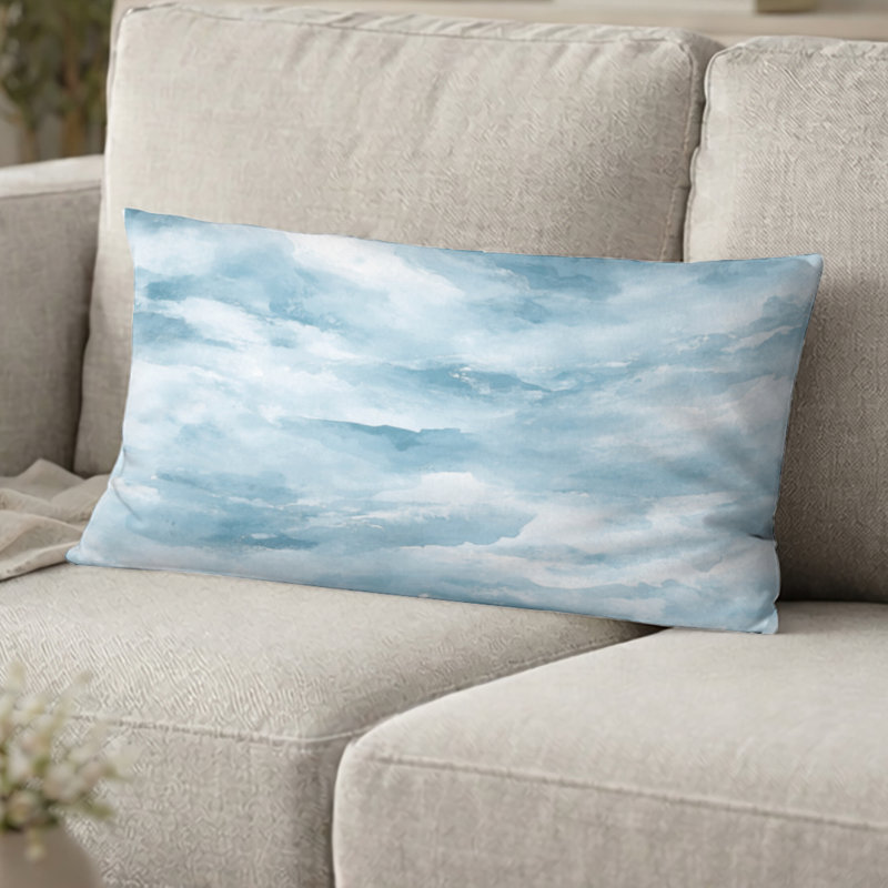 Coussin décoratif abstrait Abstract, H 12 po x l 20 po