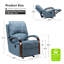 Fauteuil inclinable et berçant Avina l 27,2 po-1217748340