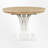 Bowlds Retro 5-piece Dining Set Extendable Round Table and 4 Chairs,Round Table Top with Leaf,dining table set,dining room set-693217195-693217193