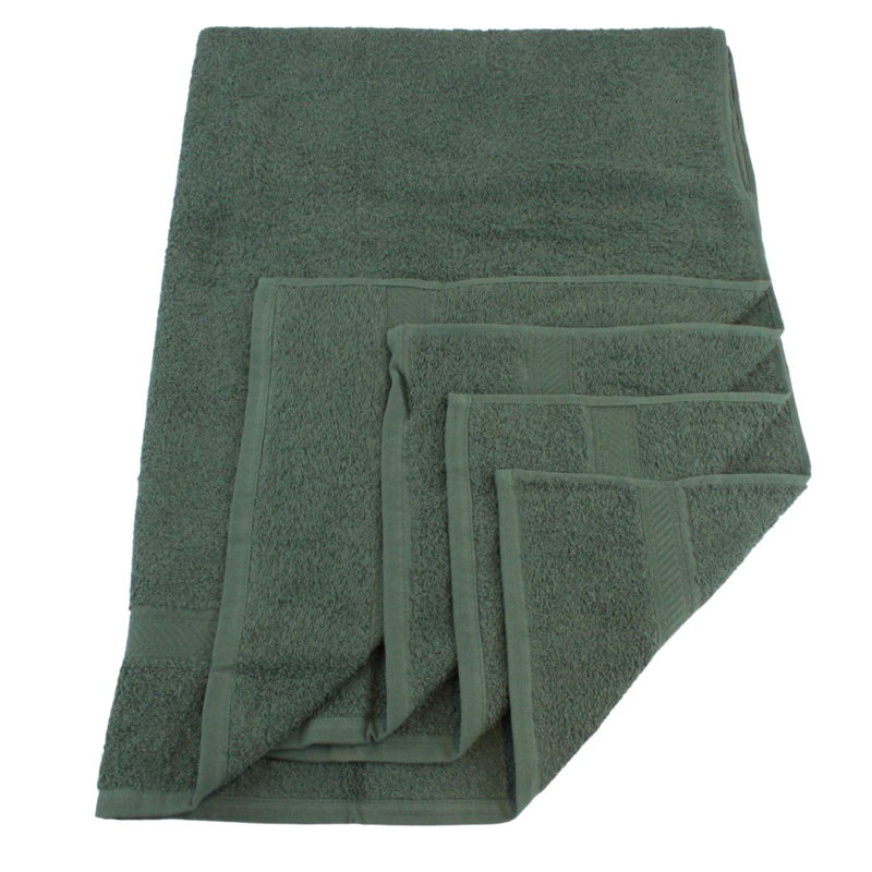 100% Cotton Bath Sheet, Dark Green