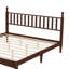 Lit plateforme en bois avec tête de lit en forme de gourde-122511065