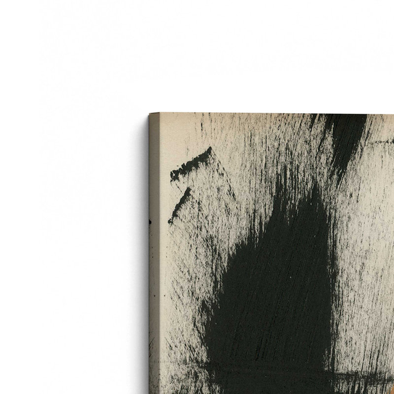 Toile tendue Burnt Ochre Echoes I, H 18 po x l 12 po