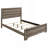 Queen Panel Bed with Rustic Charm