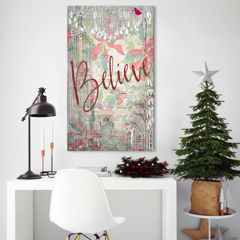 «Believe (Vertical)» par Jodi - impression, Toile tendue, H 30 po x l 18 po x P 1 po