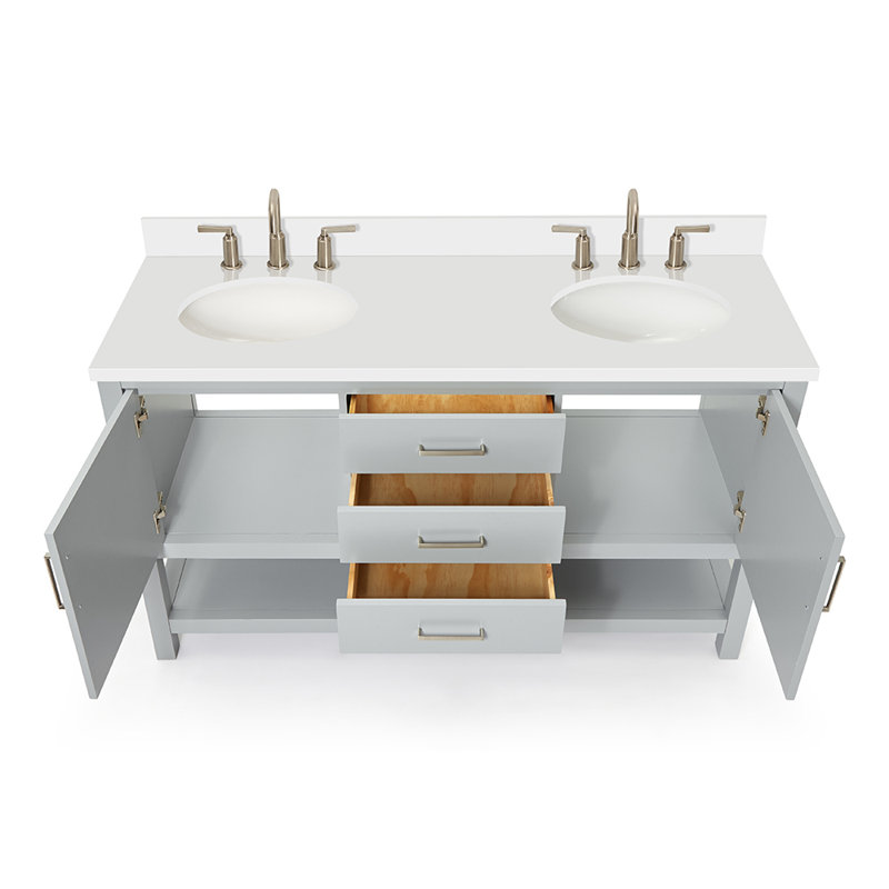 Bayhill Double Vanity, Gray