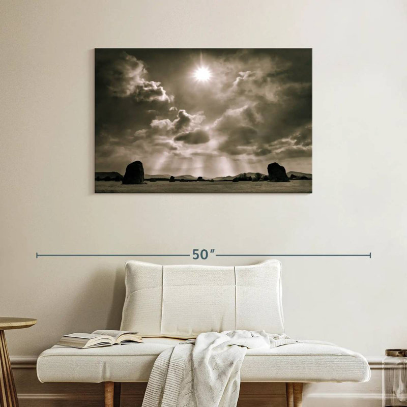 Alvord Rays Over The Range, 26" H x 39" W