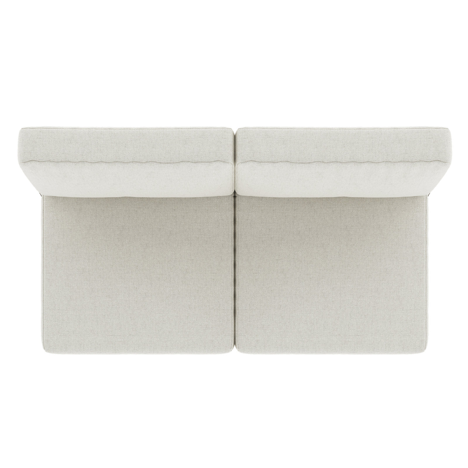 24" Sunbrella® Loveseat Seat and Back Cushion, Sunbrella Bliss Linen