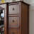Modern Walnut Solid Wood Accent Cabinet