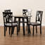 Ensemble repas pour quatre personnes