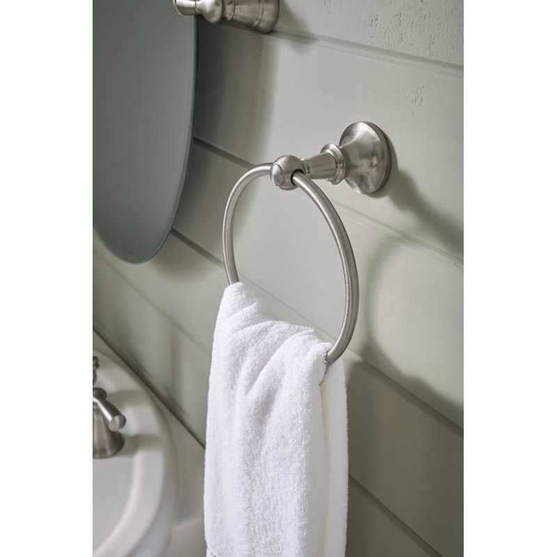 Vale Towel Ring, Brushed Nickel