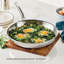 Hestan Probond Luxe 11" Polished Professional Clad Stainless Steel Skillet With Lid