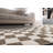 Marshay Cream Brown Checkered Indoor Living Room Rug-1529045071