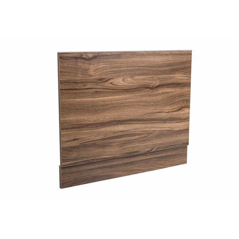 Modern Bathroom MDF Wooden Bath Adjustable 700Mm End Panel, Walnut