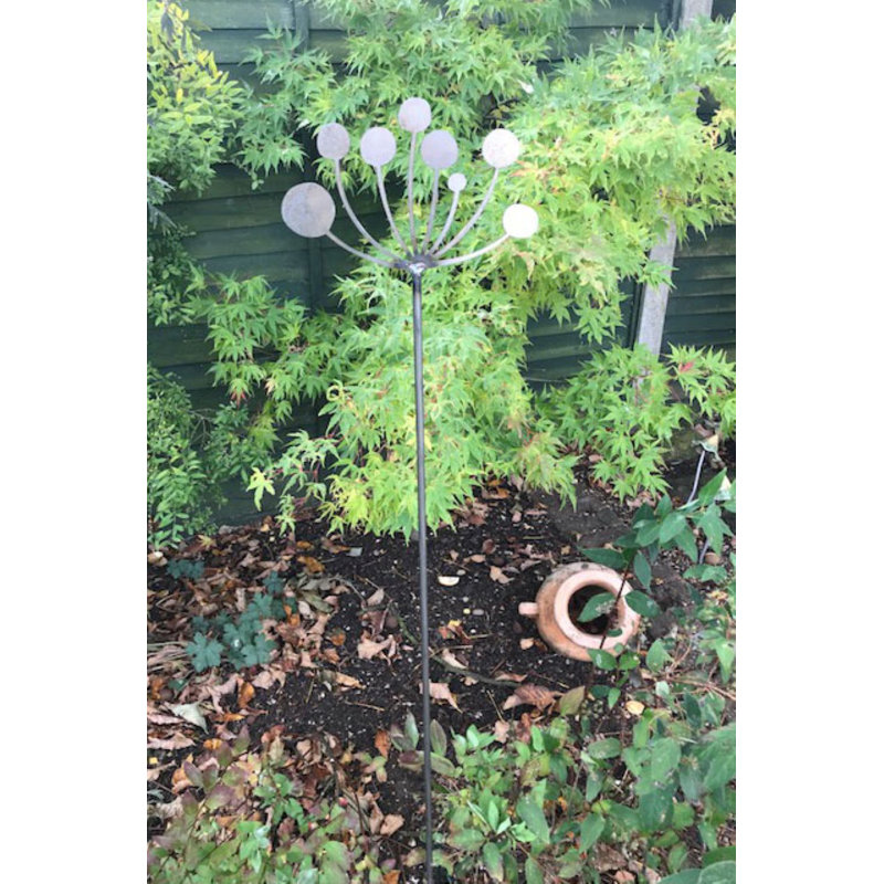 Nedrow Metal Plants & Flowers Garden Stake, 151.1cm H x 20.3cm W x 8cm D