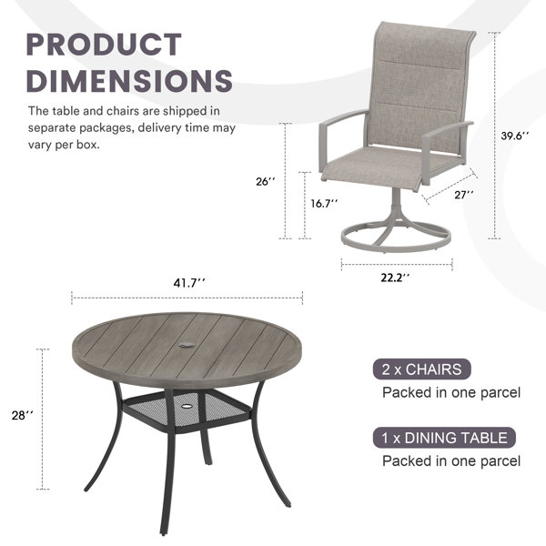 Dimensions du produit