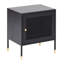 OSSETT 45cm W Steel Bedside Table