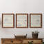 Antique Chair Blueprint I - ensemble de 2 impressions encadrées sur toile-552413313-552413321