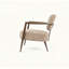 Chaises d'appoint modernes, structure en métal brun clair, salon spacieux pour la maison