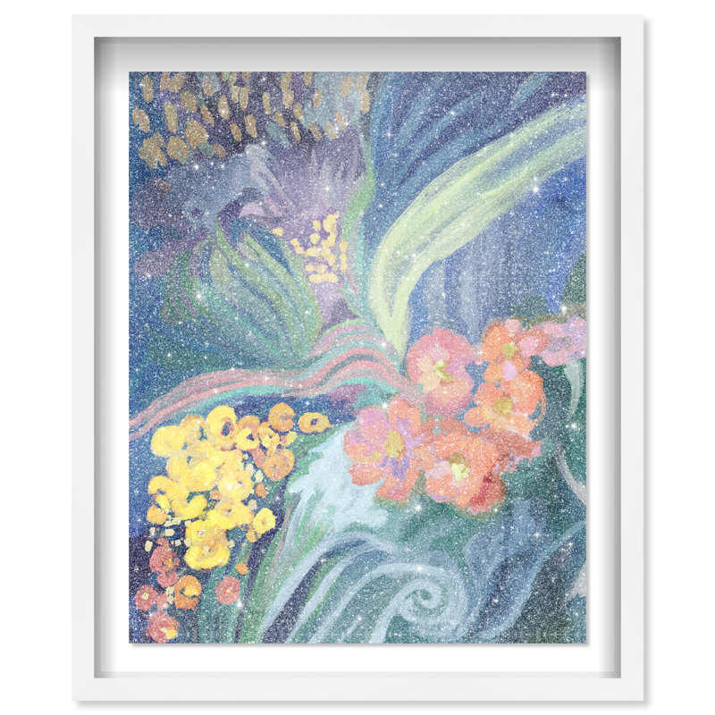 In Motion Print by Oliver Gal, 46.5"H x 37.5"W, White Shadowbox
