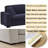 Swansea 2 - Piece Upholstered Cloud Sectional Sofa Loveseat-1265636330