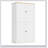 40.2x20x71.3inch High Freestanding Kitchen Pantry Large Cupboard Storage Cabinet with 2 Drawers-974881569