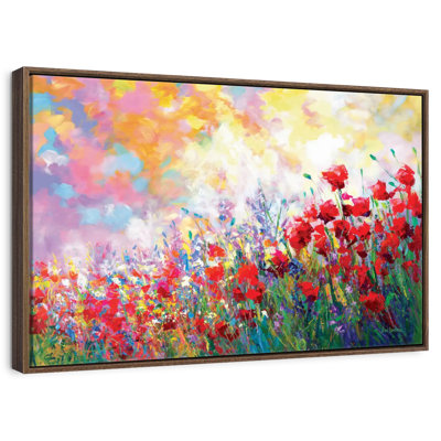 Fleurs de printemps colorées
