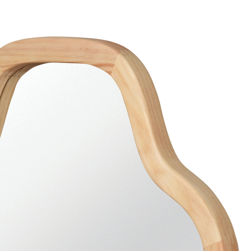 Miroir mural 20 po x 30 po, 20 po x 30 po, Bois naturel