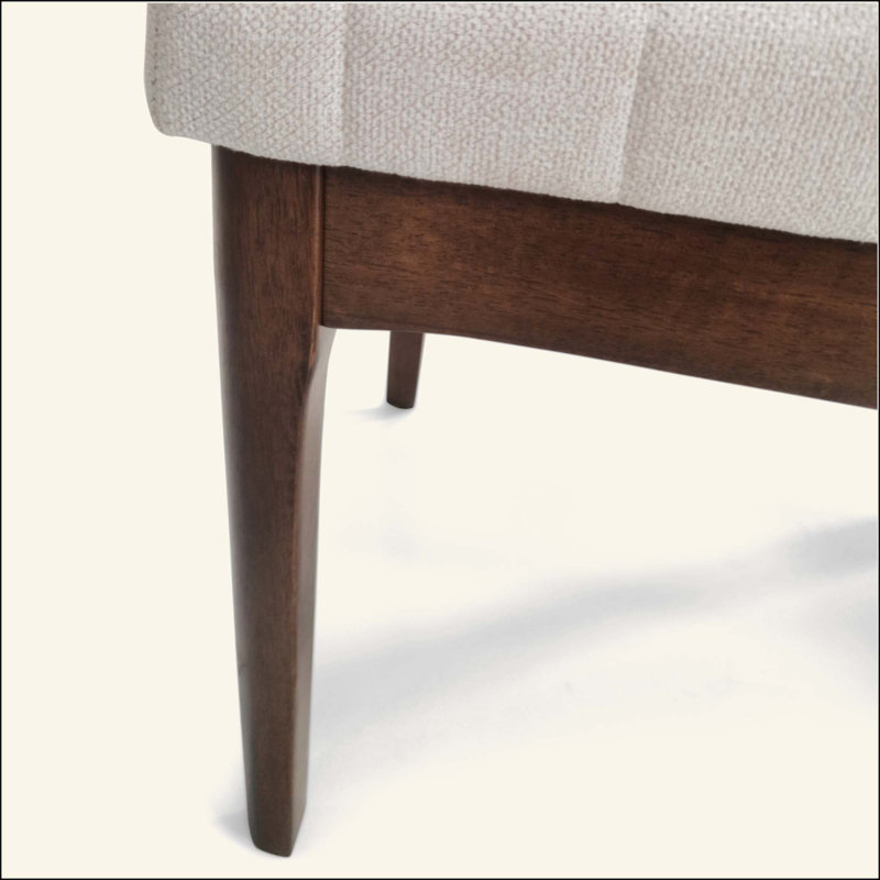 5-Pieces Upholstered Dining Set With Rubberwood Frame, 5