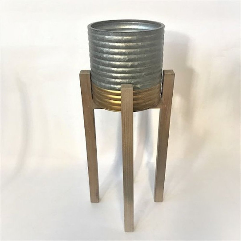 Pot à fleurs en béton Sigurd, H 32 po x l 15 po x P 15 po