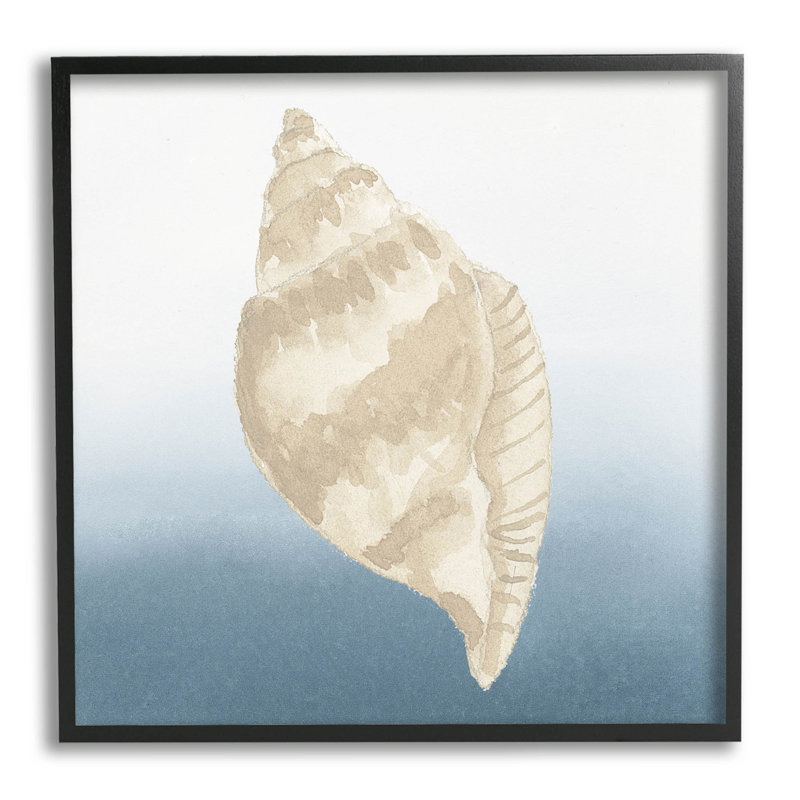 Giclée décontractée de style nautique par Lucille Price, H 12 po x l 12 po x P 1,5 po, Giclée encadrée noir minuit