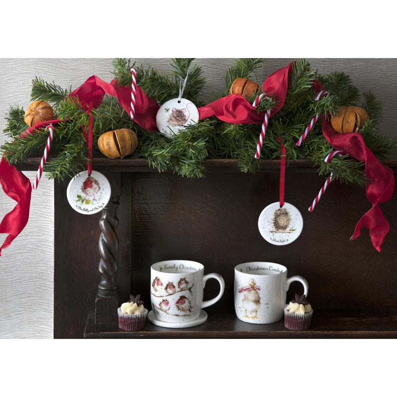 Classic Wrendale Designs  Christmas Bird Mug & Coaster