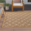 Tapis intérieur / extérieur brun clair Macrae-261410492