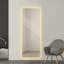 Miroir de plancher à DEL pleine longueur